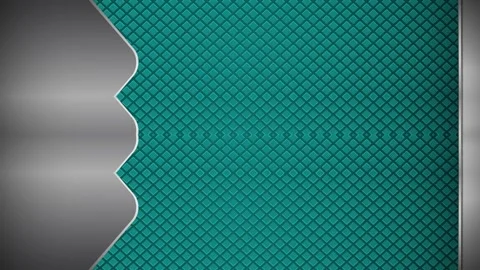 Abstract Metallic and Teal Design Stock Footage 284401669