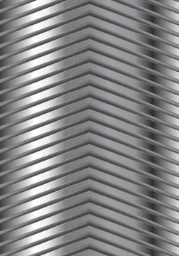 Abstract metallic arrows vector design Abstract metallic arrows design. Ve... Stock Photos