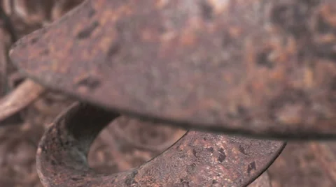 Abstract Metallic Background Loop – Rusty Stock Footage 40770686