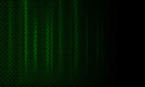 Abstract metallic background with a perforated surface and gradient green Stock Illustration