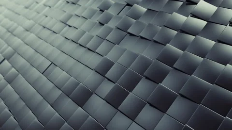 Abstract Metallic Background Random Motion, 3d Loopable Animation 4k Stock Footage 66543807