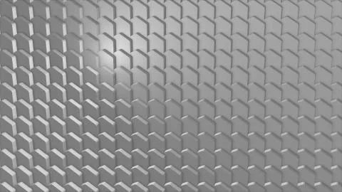 Abstract Metallic Background Random Motion, 3d Loopable Animation. metallic Illustrazione stock