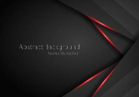Abstract metallic black frame layout modern tech design template background Stock Illustration