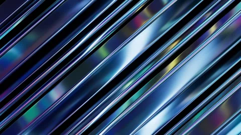 Abstract Metallic Blue Diagonal Lines Background Stock Footage 327523088