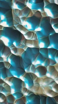 Abstract metallic blue fluid surface texture background Ilustración de archivo
