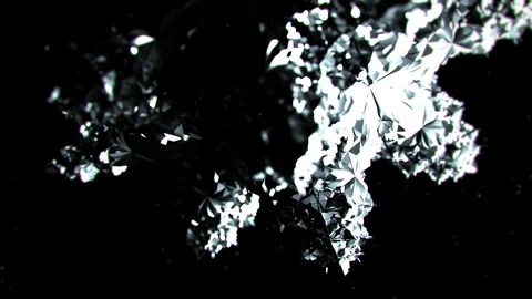 Abstract Metallic Geometry 库存影片 123293370