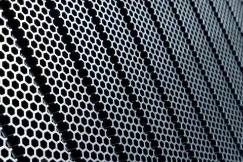Abstract metallic grid Stock Photos