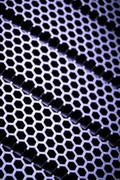 Abstract metallic grid Stock Photos