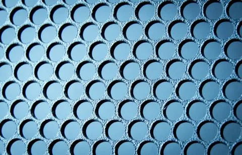 Abstract metallic grid Stock Photos