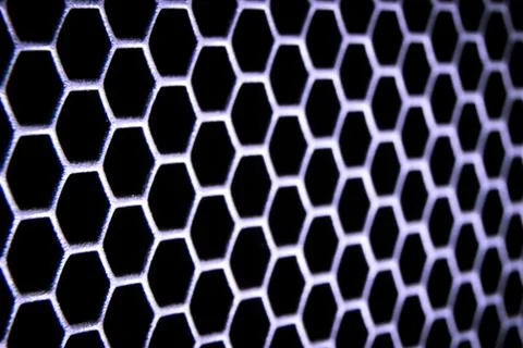 Abstract metallic grid Stock Photos