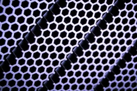 Abstract metallic grid Stock Photos