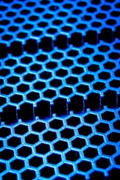Abstract metallic grid Stock Photos