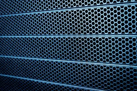 Abstract metallic grid Stock Photos