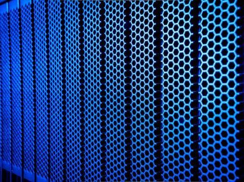 Abstract metallic grid Stock Photos