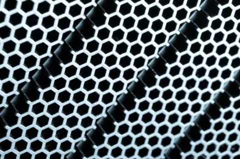 Abstract metallic grid Stock Photos