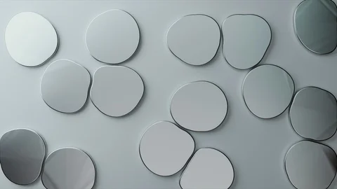 Abstract Metallic Liquid, 3d Animation 4k Vidéo 123077461