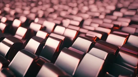 Abstract Metallic Pattern Stock Footage 284741730