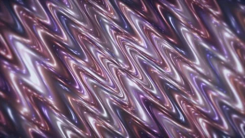 Abstract Metallic Purple Pink Zigzag Waves Motion Graphic Background Stock Footage 337994137