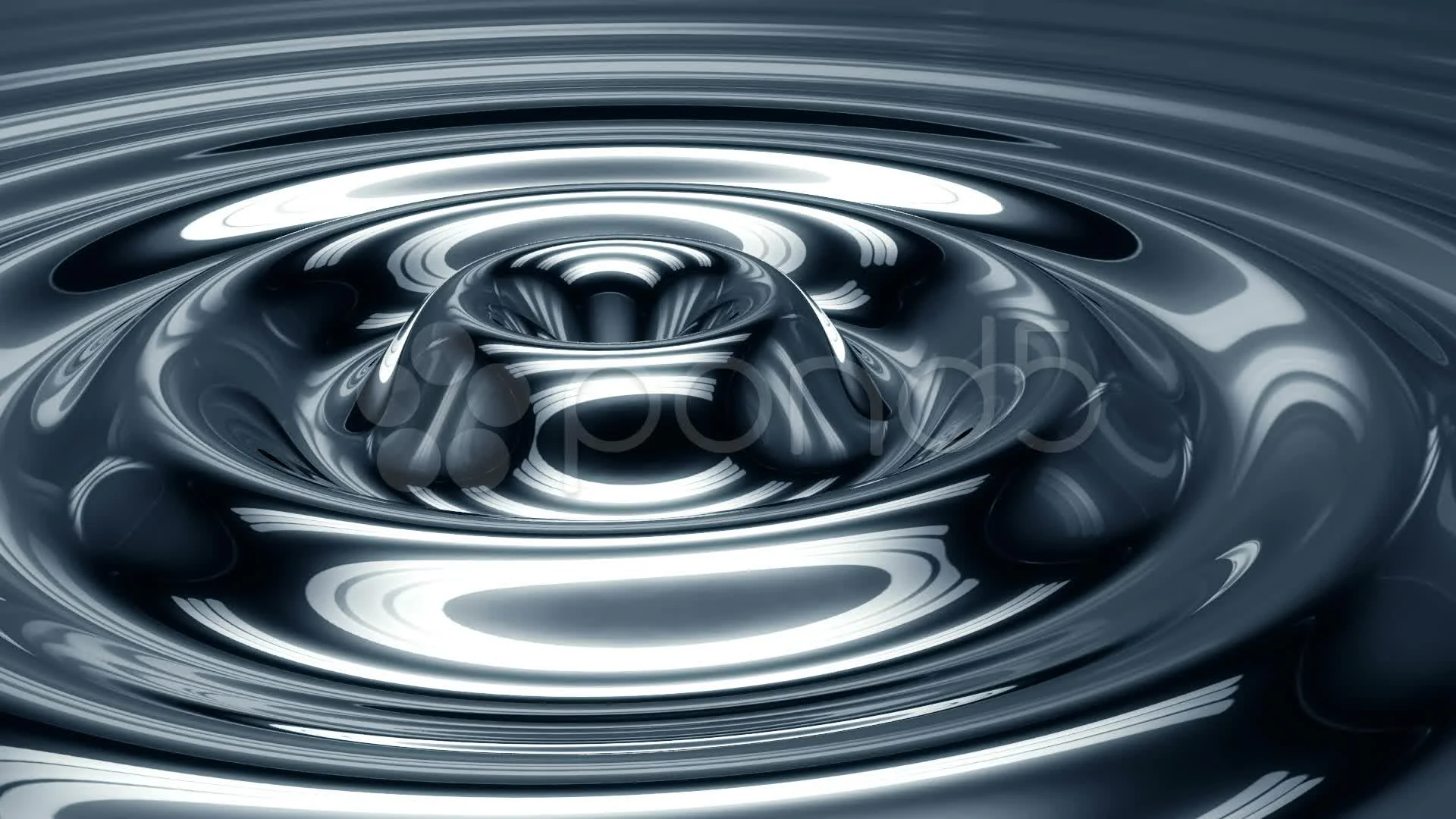 Abstract metallic ripples - HD animation loopable, image size:1920x1080