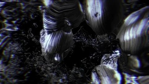 Abstract metallic robot heads. Sci-fi seamless background 库存影片 79612909