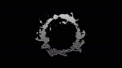 Abstract Metallic Rotating Sphere Animation - Loop Stock Footage 66966942