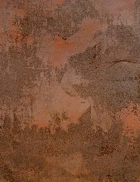 Abstract metallic rusty brown background. Rusty metal texture Stock Photos