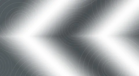 Abstract Metallic Silver Gradient Background with Concentric Circles Illustrazione stock