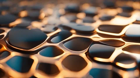 Abstract Metallic Surface Stock Footage 284741990