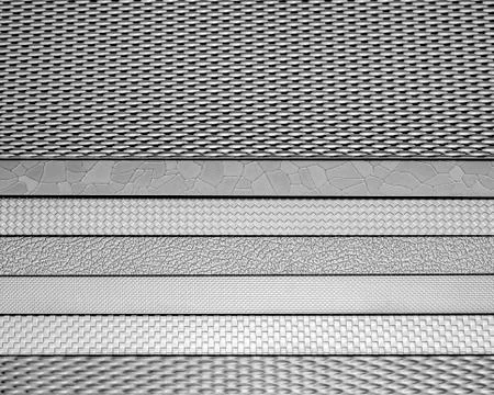 Abstract metallic surfaces Stock Photos