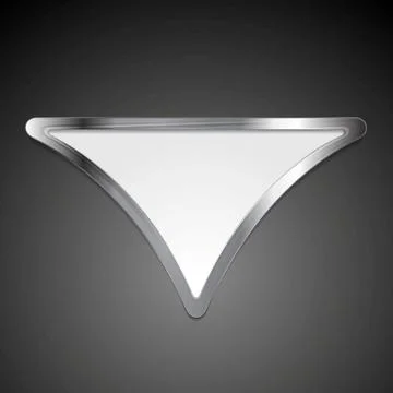 Abstract metallic triangle logo Abstract metallic triangle. Vector logo Co... Stock Photos