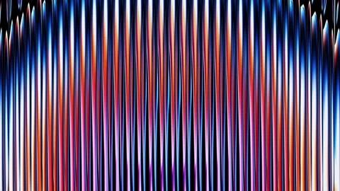 Abstract Metallic Vertical Striped Gradient Background With Vibrant Blue And Red Stock Footage 342319348