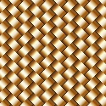 Abstract metallic wickerwork pattern Stock Illustration
