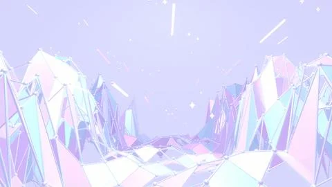 Abstract metallic wireframe Stock Illustration