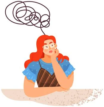 Abstract metaphor of problem solving or difficult situation. Psychotype, mental Stock Illustration