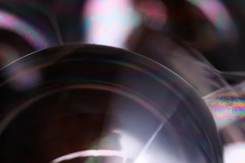 Abstract microscopic liquid cells with spherical fluid structure Illustrazione stock