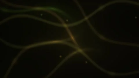 Abstract microscopic view of glowing biological filaments moving in dark li.. Stock Footage 340520423