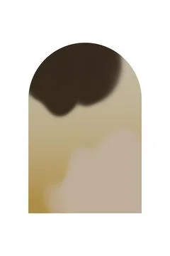Abstract Mid Century Background. Boho Wall Art Decoration Poster Stock Illustration