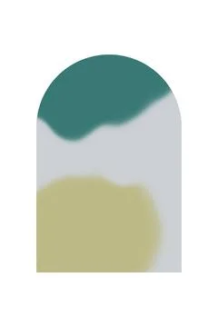 Abstract Mid Century Background. Boho Wall Art Decoration Poster Stock Illustration
