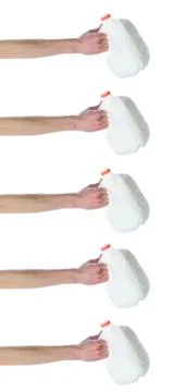 Abstract milk design Stock Photos