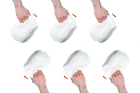 Abstract milk design Stock Photos