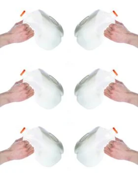 Abstract milk design Stock Photos