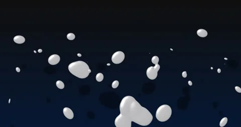 Abstract Milky Liquid Splashing Background 4K Stock Footage 170857073