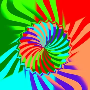 Abstract Mill Stock Illustration