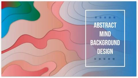 Abstract Mind Background Design Stock Illustration