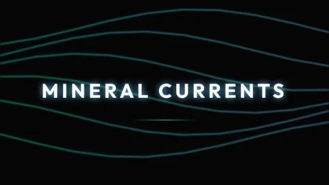 Abstract mineral currents flow visualization, flowing energy background ani.. Stock Footage 337656208