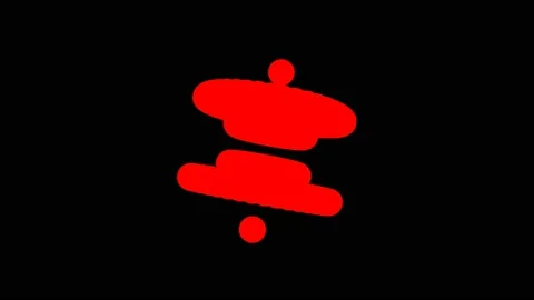 Abstract minimal animation of abstract object spinning. Loop 3d animation Stock Footage 121461463