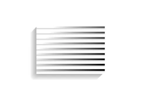 Abstract minimal background with black and white stripes Stock Illustration