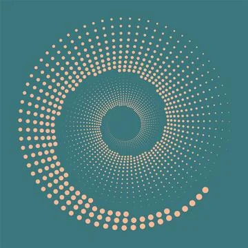 Abstract minimal background. Optical art pattern. Illustrazione stock