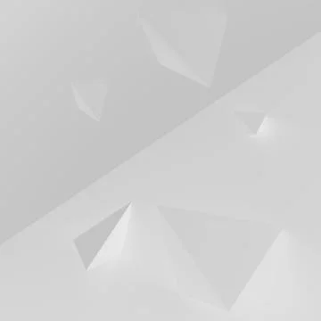 Abstract minimal background with white triangular pattern Stock Illustration