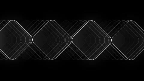 Abstract Minimal Business Rounded Concept Logo Animation Stock Footage 340812392